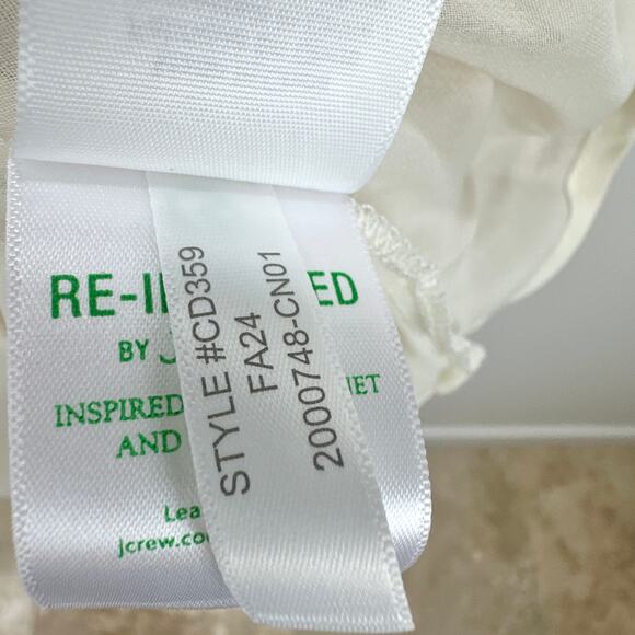 J.Crew Pointelle Sleeveless Sweater Dress Natural Beige Resort Boho Medium NWT - Picture 11 of 11